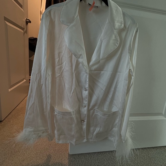 DARCIE WHITE PAJAMAS - Picture 3 of 10